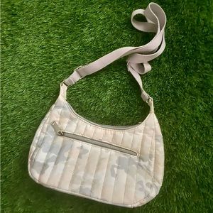 Y2K Pink Camo Puffer Baguette Purse